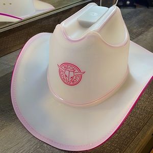 Purple/Pink/Clear Cowboy hat. Worn ONCE!